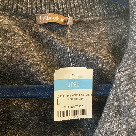 J. McLaughlin Long Sleeve Mock Neck Cardigan - Picture 2 of 5